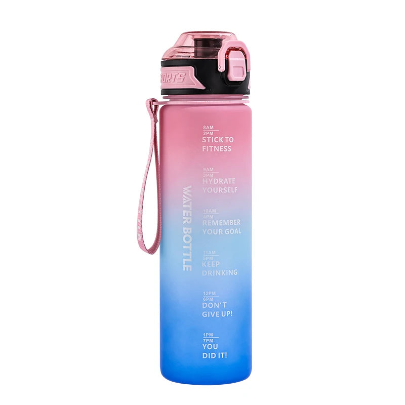 HydraMark 1L Gradient Time-Marker Water Bottle ATHLEXES