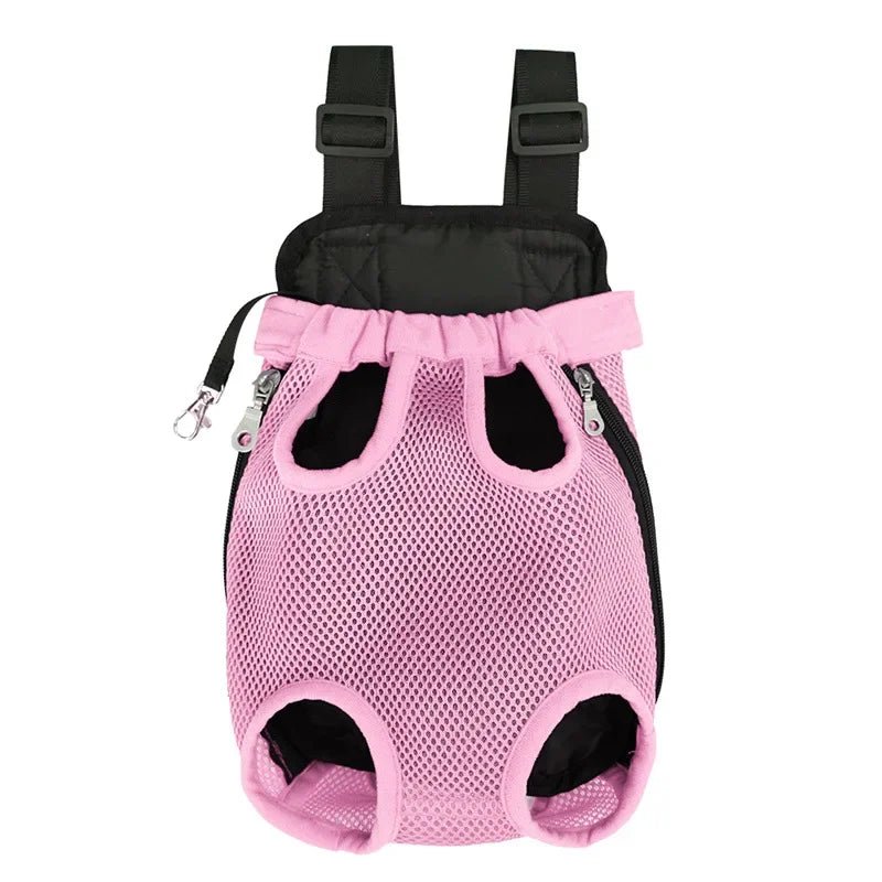 Adjustable Cat Dog Carrier Bag Pet Double Shoulder Backpack Portable Bag Outdoor Travel Camping Hiking Chest Strap Bag ATHLEXES