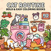 Cat Serenity Adult Coloring Book ATHLEXES