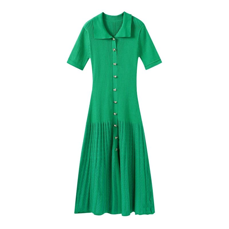Elegant Summer Knit Dress for Women 2025 ATHLEXES
