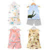 Cartoon Adventure Summer Pajamas Set for Kids ATHLEXES