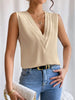 Elegant V Neck Multi-Layered Women's Vest Top ATHLEXES