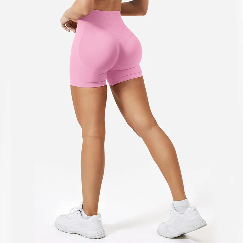 Seamless Scrunch Bum High Stretch Gym Shorts ATHLEXES