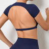 BreezeFit Backless Yoga Crop Top for Women ATHLEXES
