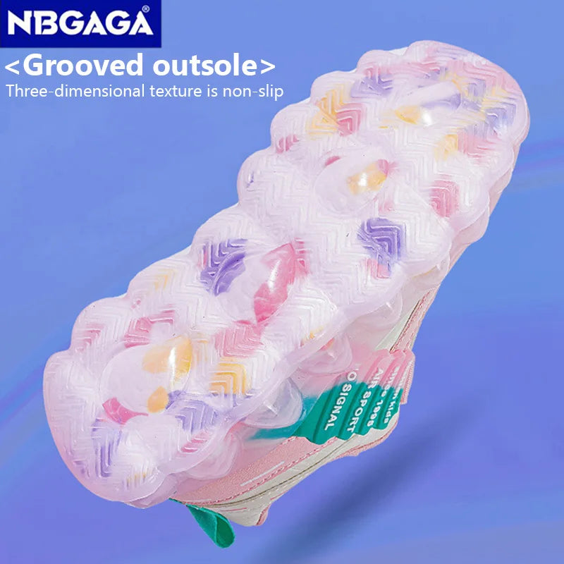NBGAG Anti-Skid Leather Kids Sneakers ATHLEXES