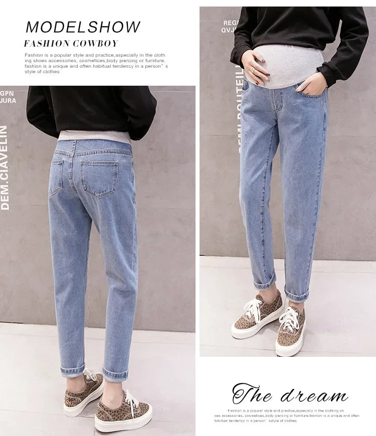 Elegant High-Waisted Maternity Jeans 2024 Collection ATHLEXES