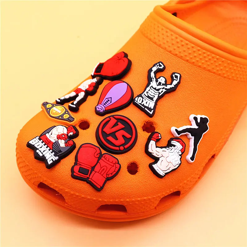 Boxing Champion Sandals Shoe Charms for Kids ATHLEXES