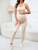 Seamless Maternity Ribbed Bra and Leggings Set ATHLEXES