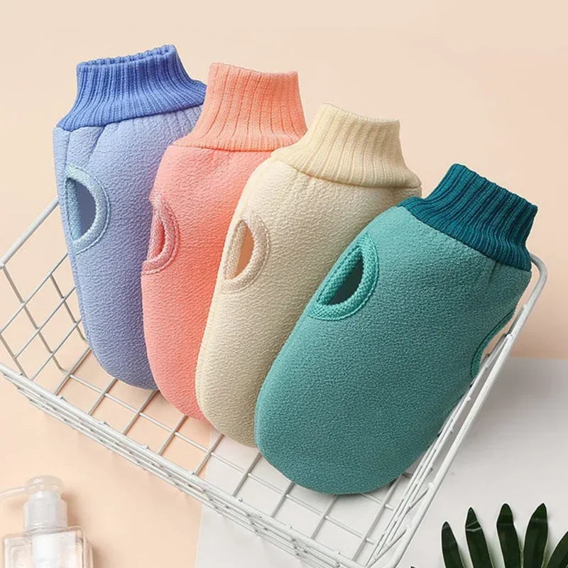 ExfoliGlow Spa Shower Brush & Scrub Mitt ATHLEXES