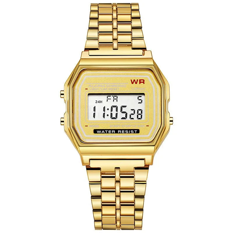 Elegant Rose Gold Digital Women's Watch ATHLEXES