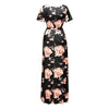BloomEase Floral Maternity Maxi Dress ATHLEXES