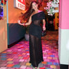 Chic Off-Shoulder Mesh Maxi Dress for Women ATHLEXES