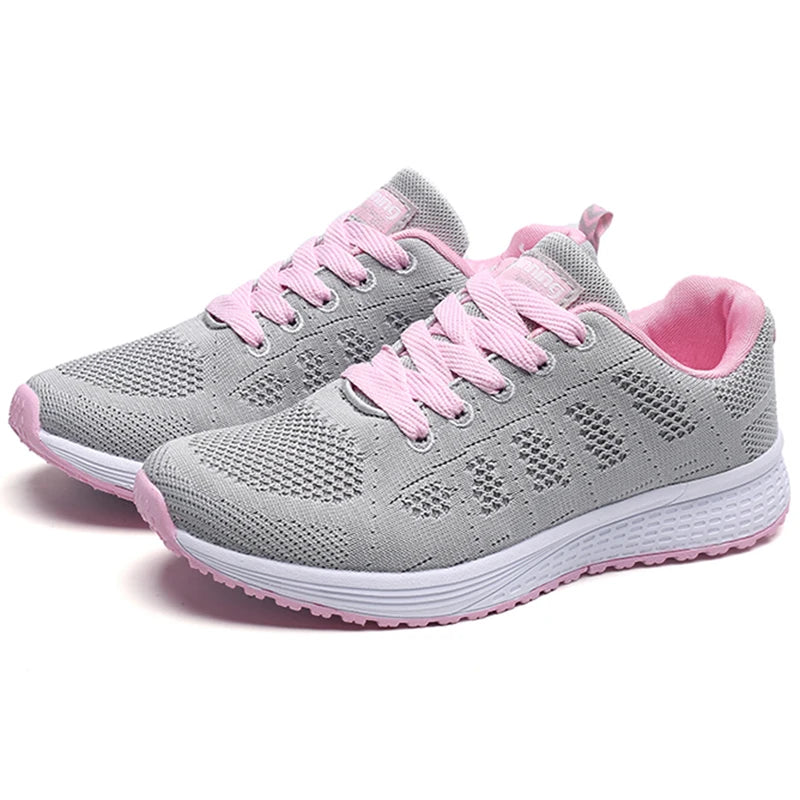 Stylish Breathable Women's Sneakers - 2025 Lace-Up Trainers ATHLEXES