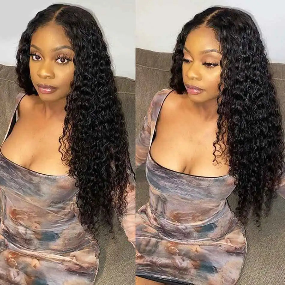 GlamWave Glueless Deep Wave Human Hair Wig ATHLEXES