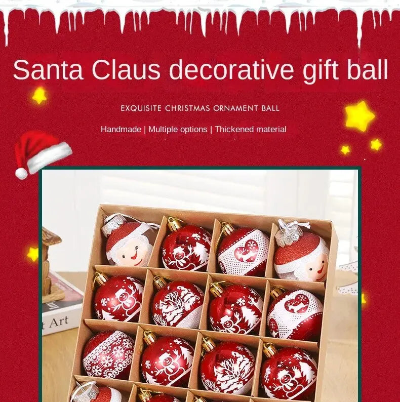 Festive 16pcs Christmas Ball Ornament Set ATHLEXES