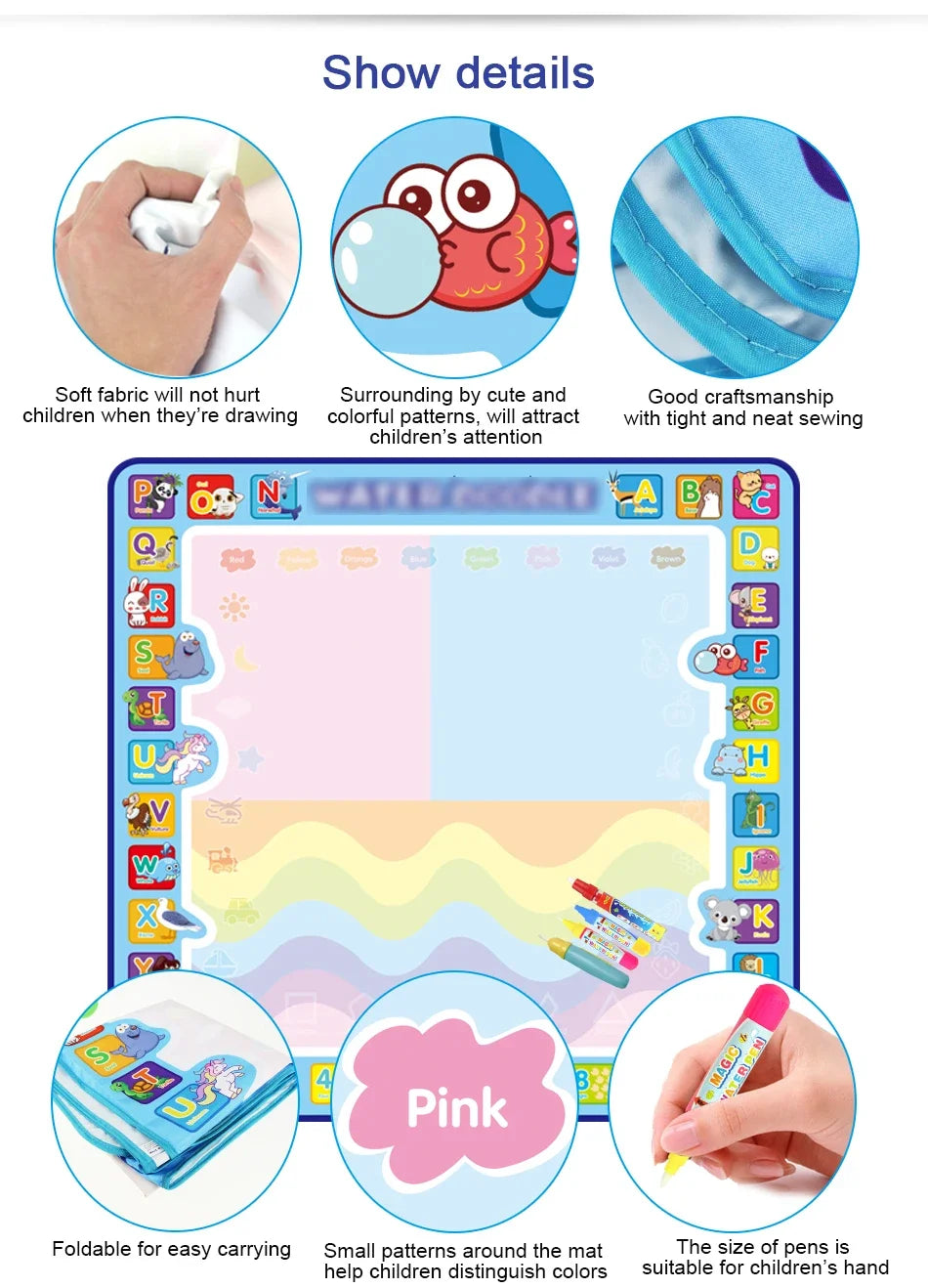 Magical Water Canvas Pens ATHLEXES