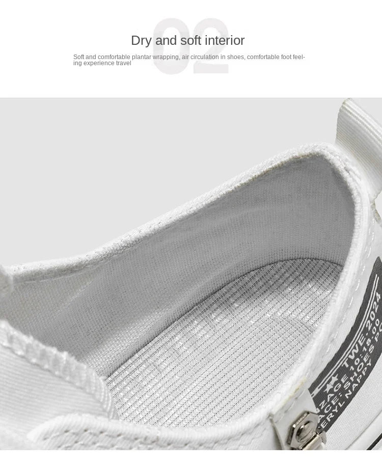 BreatheEasy Men's Canvas Low Cut Sneakers ATHLEXES