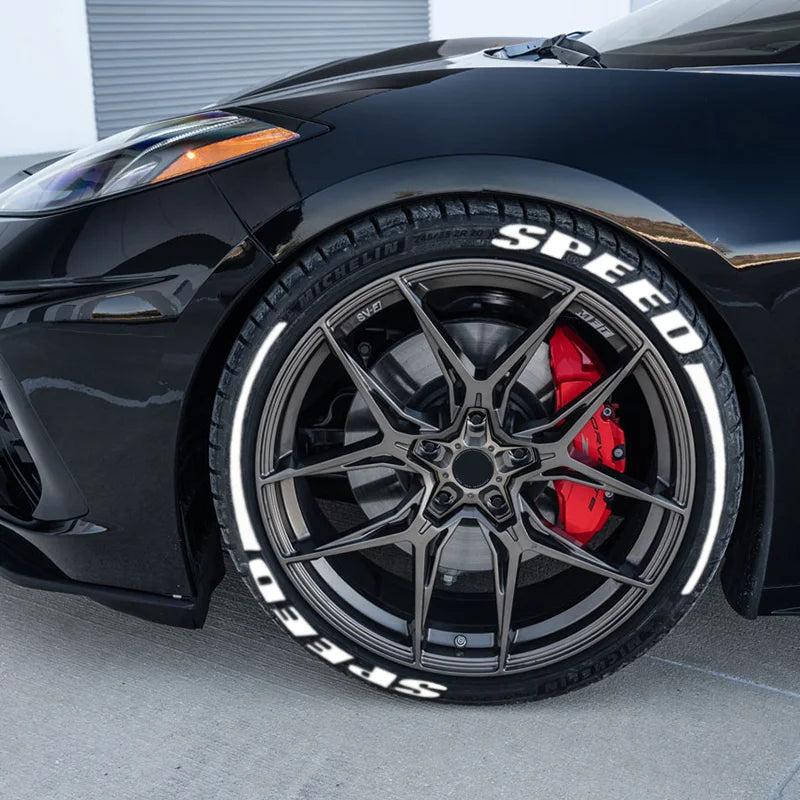 Custom 3D Tire Lettering Stickers for Your Car ATHLEXES