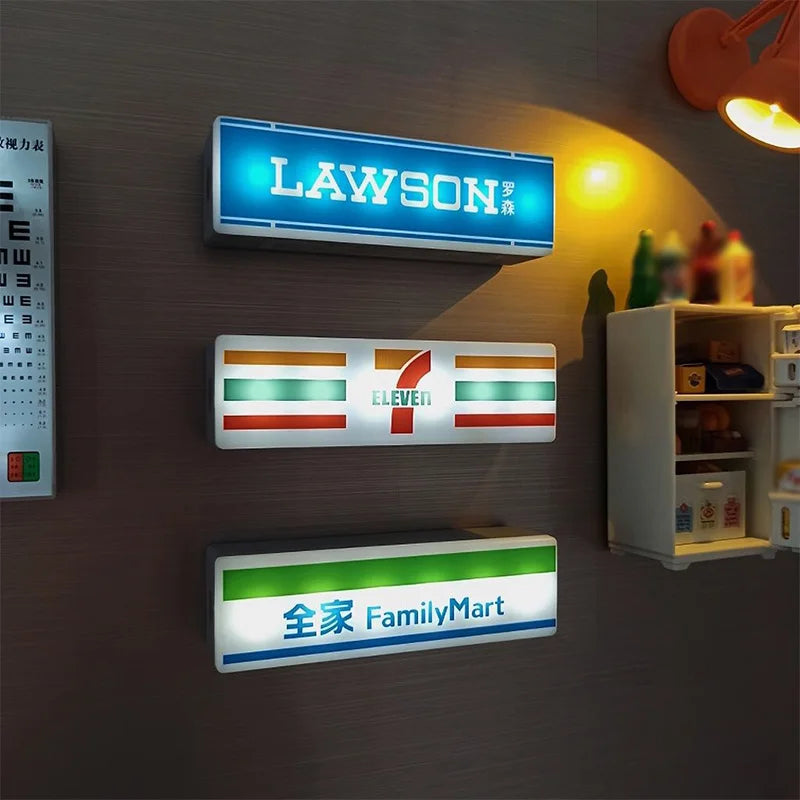 Luminous Coffee Shop Magnetic Fridge Stickers ATHLEXES