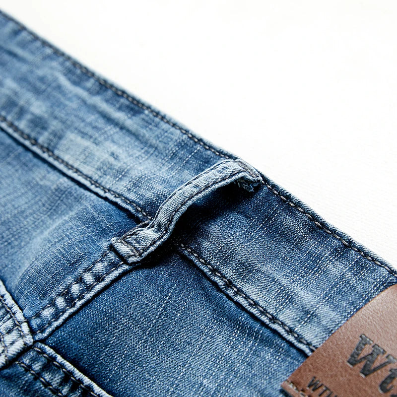 WTHINLEEC Menâ??s Classic Summer Denim Shorts ATHLEXES