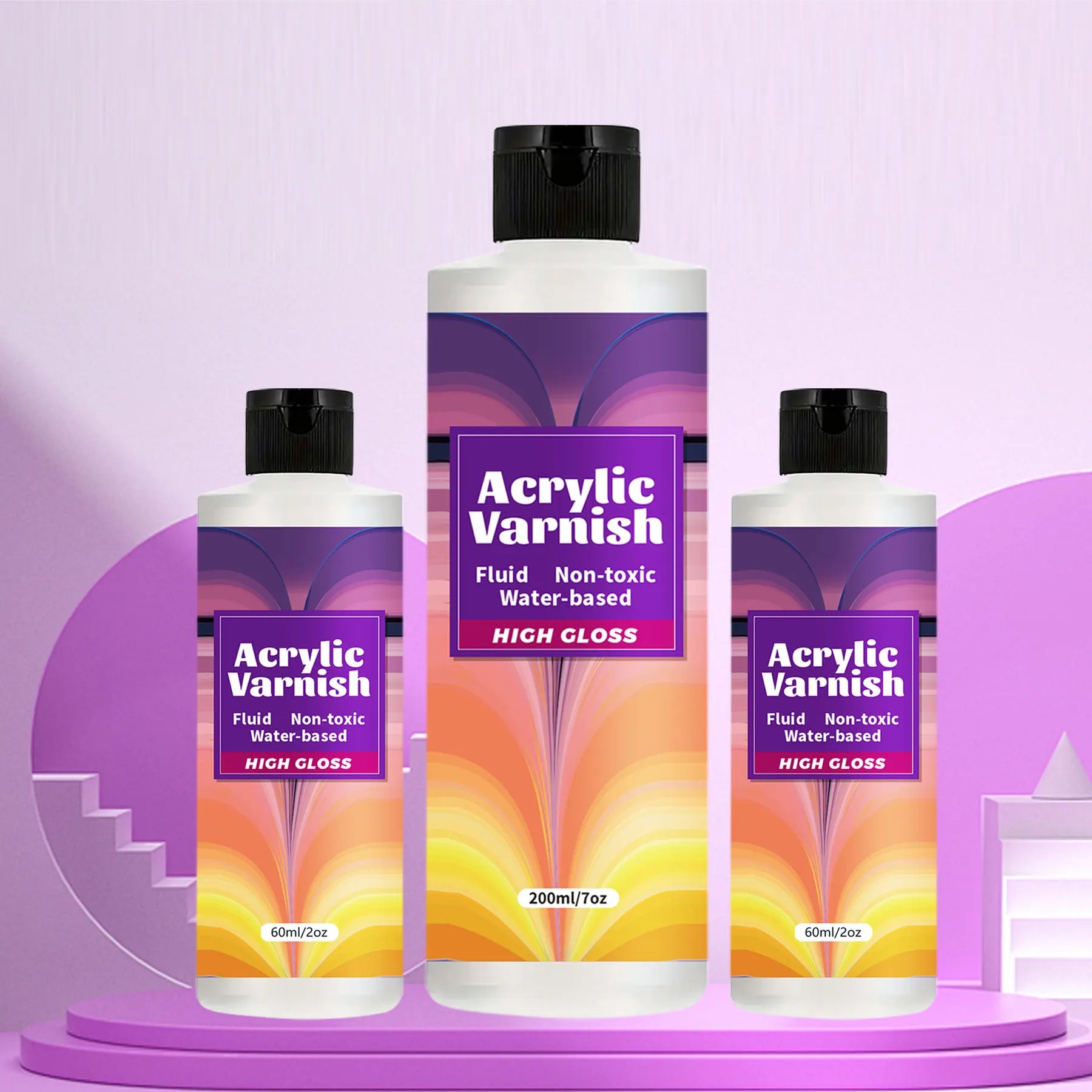 High Gloss Acrylic Varnish 200ML Protective Sealant ATHLEXES