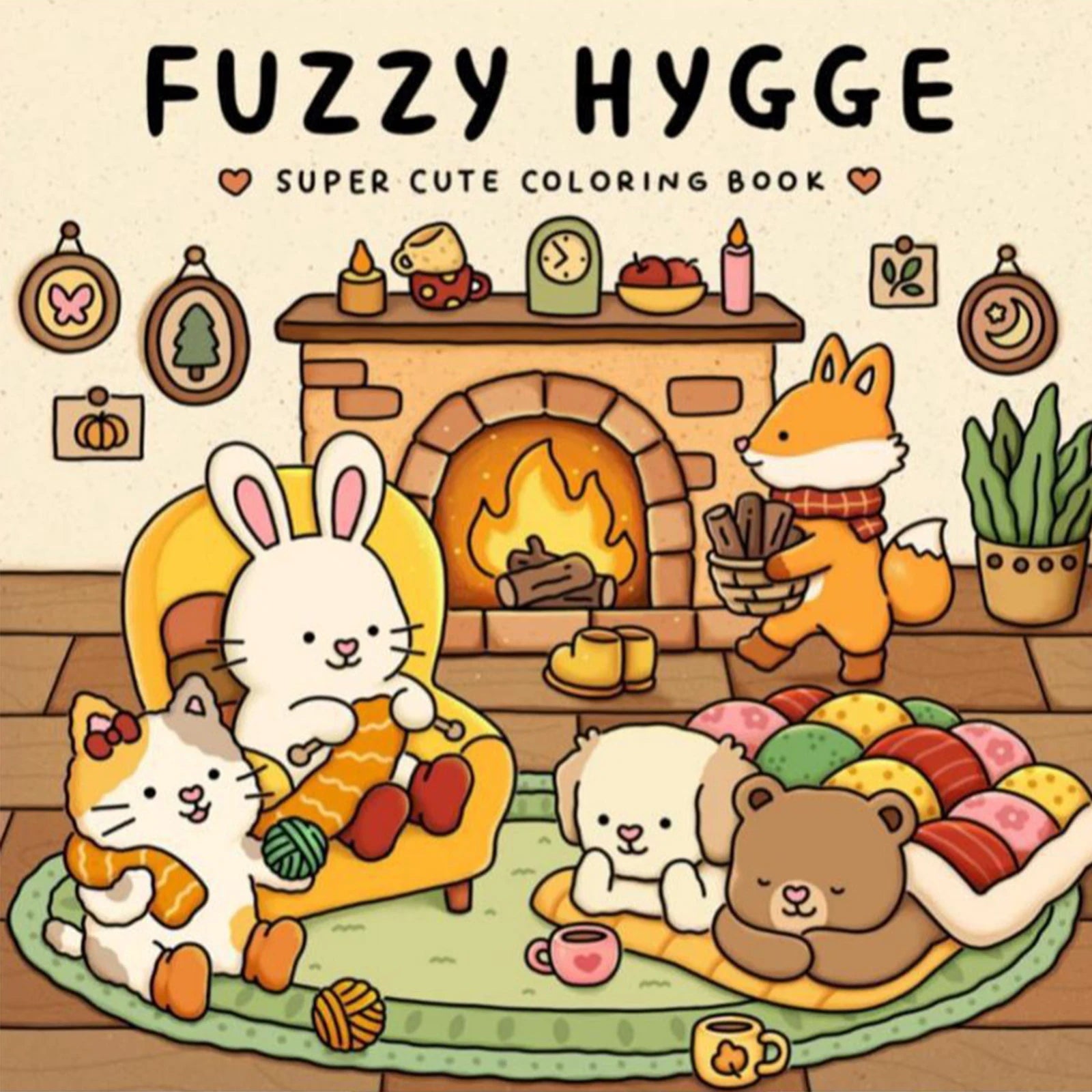 Hygge Creatures Coloring Book for Relaxation ATHLEXES