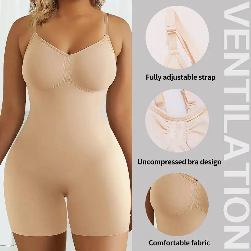 SleekFit High Waist Tummy Control Bodysuit ATHLEXES