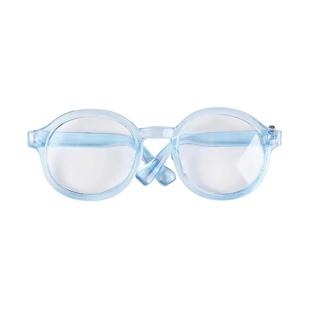 CandyColor Mini Doll Glasses - Transparent Chic Accessory ATHLEXES