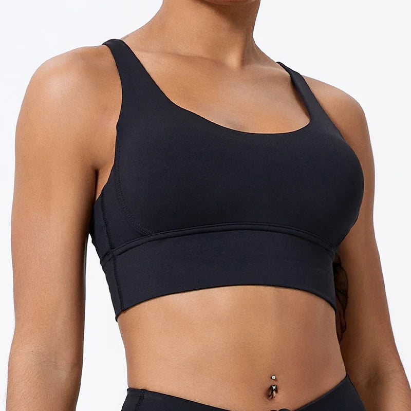 EliteFit Cross Back Sports Bra for Women ATHLEXES