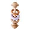 EcoBaby Wooden Rattles and Silicone Teether Set for Infants ATHLEXES
