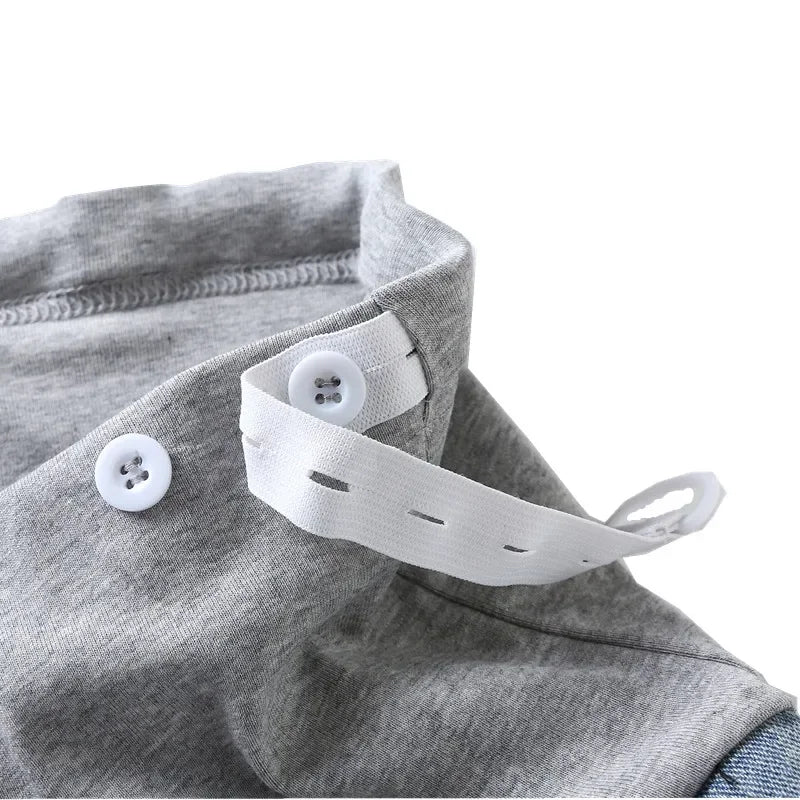 ComfortFit Wide Leg Maternity Denim Trousers ATHLEXES