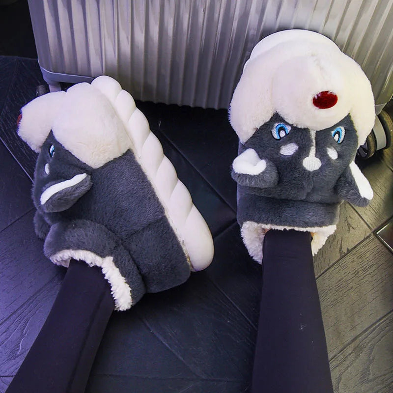 CozyPaw Cartoon Dog Indoor Slippers ATHLEXES