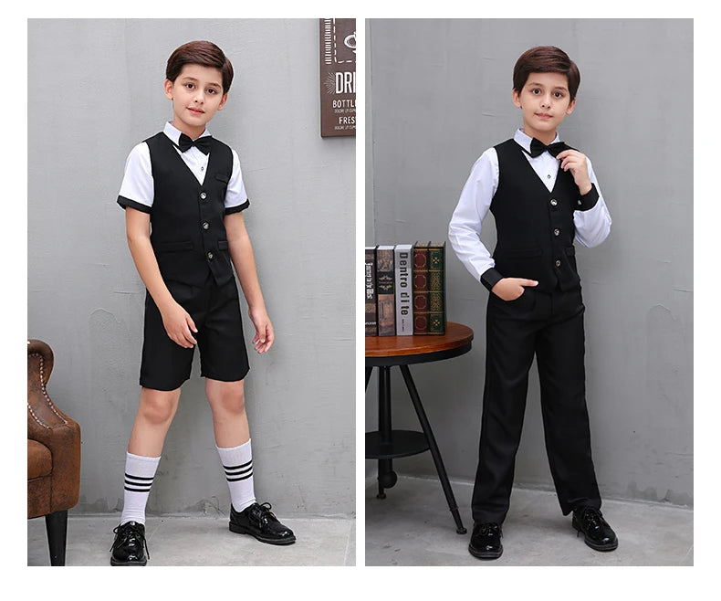 Chic Boys Formal Vest Suit Set for Special Occasions ATHLEXES