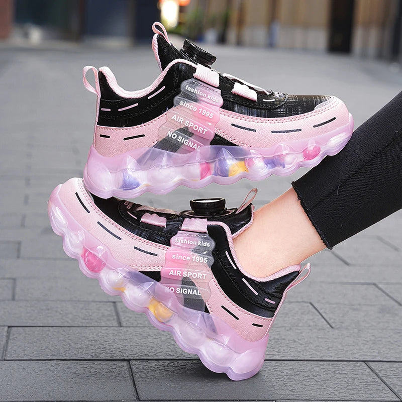 NBGAG Anti-Skid Leather Kids Sneakers ATHLEXES