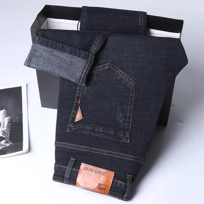Elite Comfort Slim Fit Denim Trousers for Men ATHLEXES