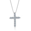 Moissanite Luxe Cross Pendant Necklace ATHLEXES