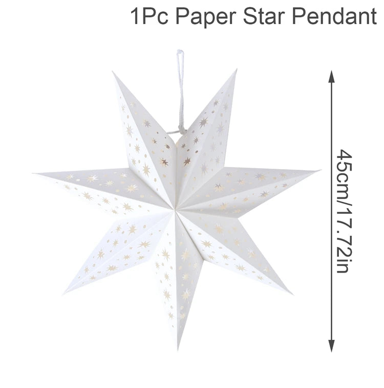 Eid Star Pendant: 30-75cm Festive Decor 2025 ATHLEXES