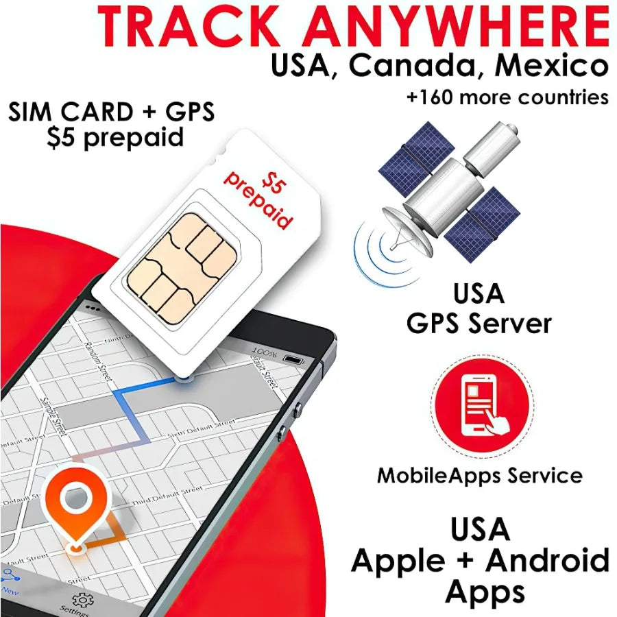 PawTrack GPS SIM Card for Pet Locator ATHLEXES