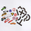 Sticky Wall City Traffic Bath Toy Set for Kids ATHLEXES