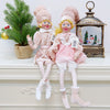 Elf Couple Plush Dolls: Festive Tree Ornaments ATHLEXES