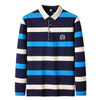 Elegant Stripe Embroidered Polo Shirt for Men ATHLEXES
