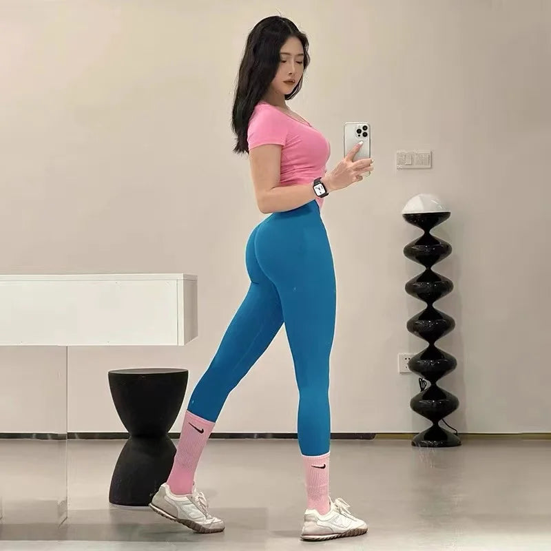 Seamless Scrunch Butt High Waist Yoga Leggings ATHLEXES