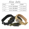 Reflective Dog Harness with 4 Metal Buckles Military Tactical Pet Training Walking K9 Vest Harnesses Leash Collar Set Large Dogs ATHLEXES