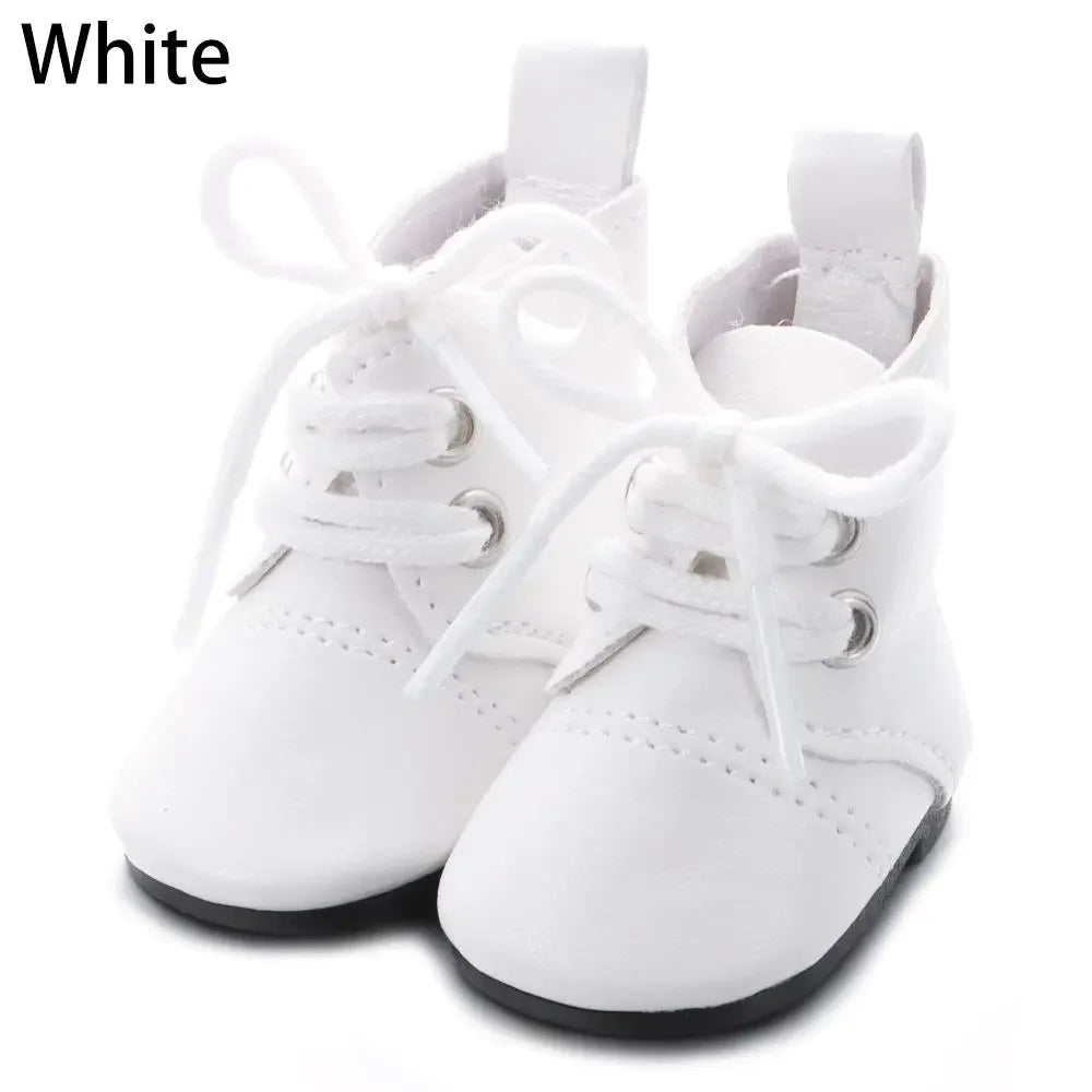 Mini Doll Boot Shoes for 20cm Plush Dolls - Stylish 5-5.5cm Accessories ATHLEXES