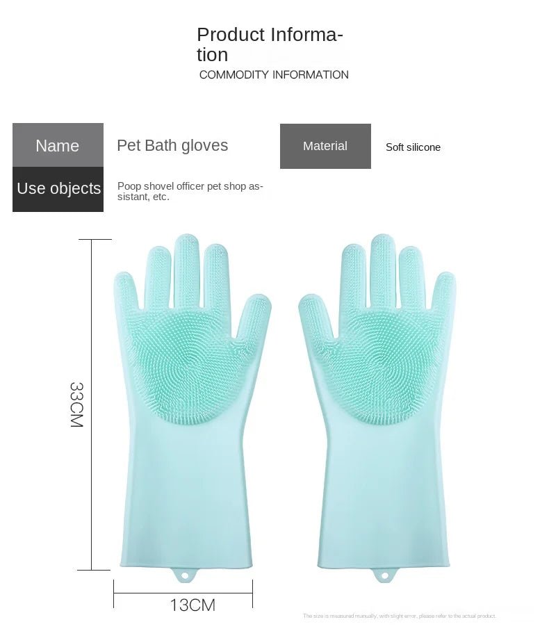 Silicone Pet Shower Gloves ATHLEXES