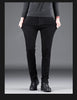 Korean Style Black Slim Fit Jeans for Men ATHLEXES