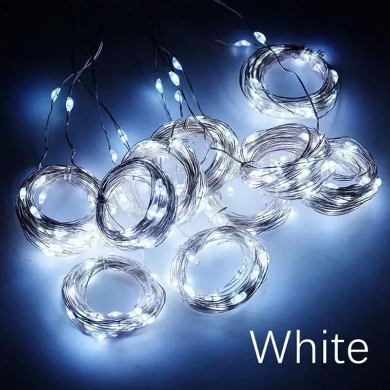 FairyGlow 3M LED Curtain String Lights USB Decor ATHLEXES