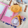Cute Plush Snapper Fish Coin Purse Wristlet Wallet ATHLEXES