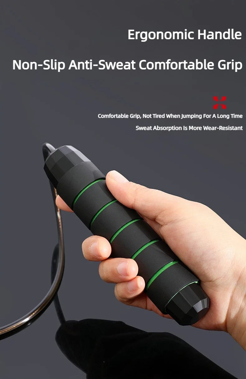 Adjustable Steel Wire Jump Rope for Fitness Training ATHLEXES