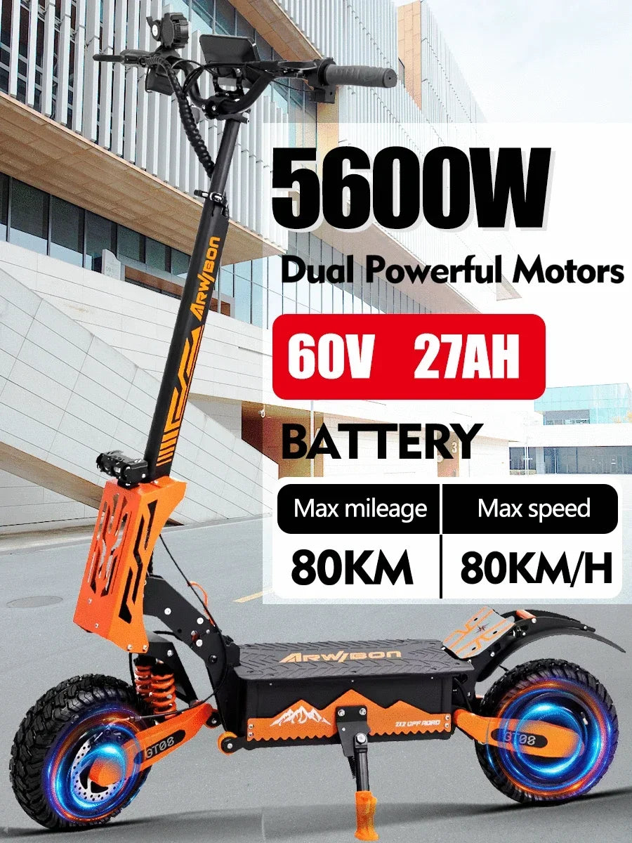 DT08 2024 Elite 5600W Dual Motor Electric Scooter ATHLEXES